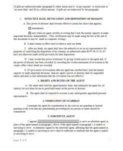 Durable POA Washington2