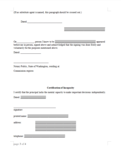 Durable POA Washington3