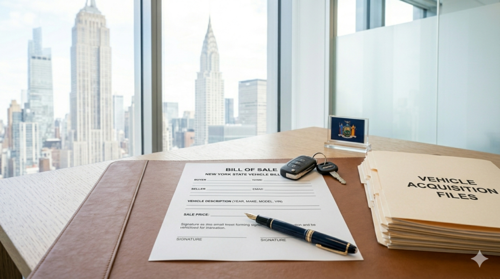 New York Bill of Sale